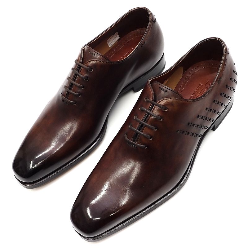 楽天市場】新品 MAGNANNI モンクストラップ レザーシューズ 革靴