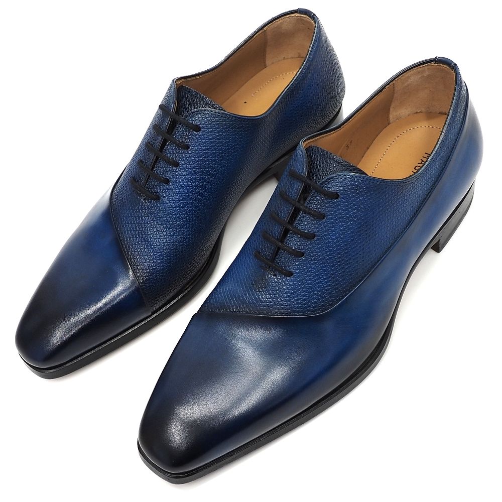 楽天市場】未使用品 MAGNANNI SELECCION ダブルモンクストラップ 革靴