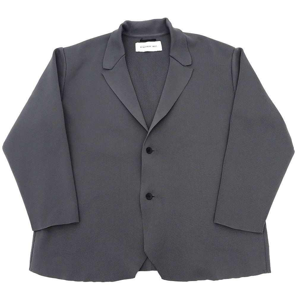 超美品 MINOTAUR INST. TECH KNIT JACKET 上衣 【大いさ：M/L】 薄墨色 ミノトール インスト メンズ 5WHA/G06287/KUL24/HM/SYM メンズファッション-コート・ジャケット