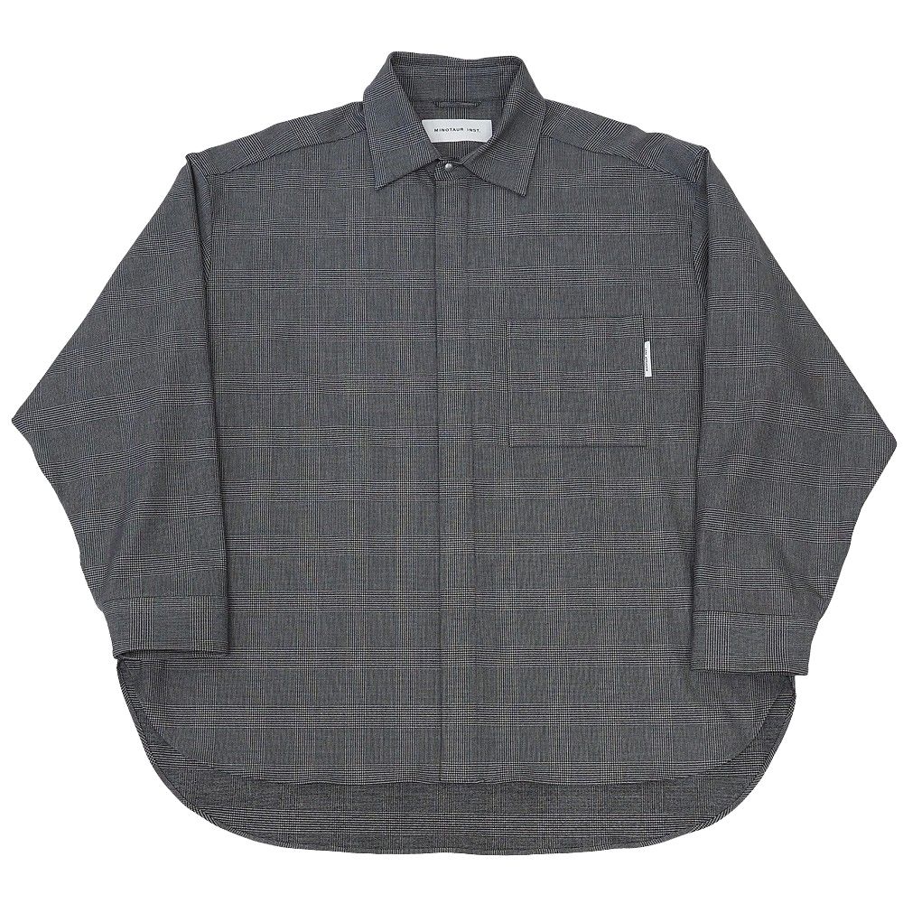 超美品 MINOTAUR INST. GC os SHIRTS JACKET プルオーバー上衣 【大きさ：L】 グレン読み合わせる ミノトール メンズ 5WHB/D07307/LPR17/HM/RR/