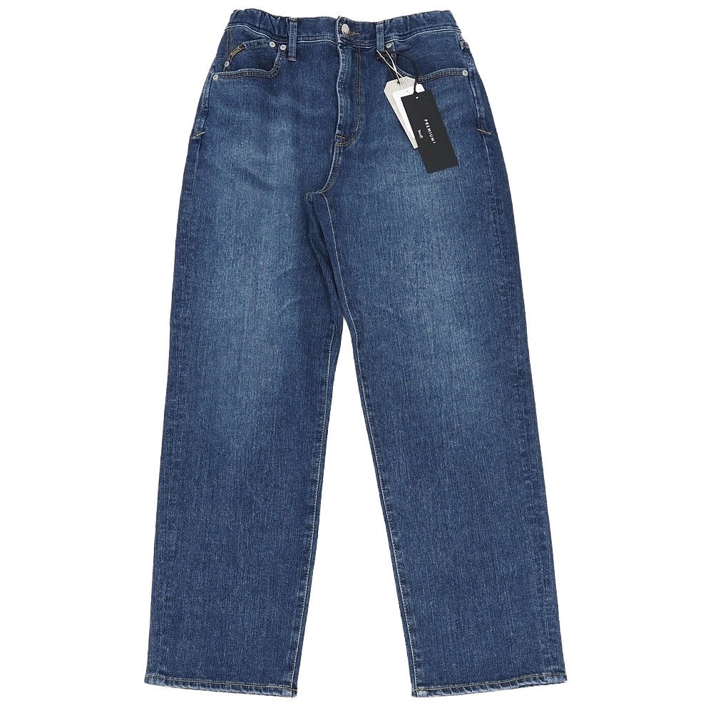 新品 YANUK ROOMY ジーンズ ズボン下 【大きさ：S】 青碧 通貨価値40700円 57251003 日本製 プレミアムスクエアード 広広とした引っ切りない ヤヌーク メンズ 5N3/F0715S/LUN05/HM/RR/SYM