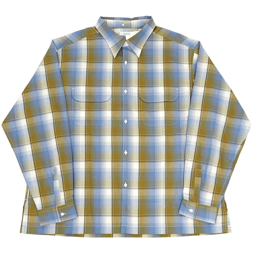 楽天市場】新品 25SS nanamica Regular Collar Pique Shirt L/S シャツ 