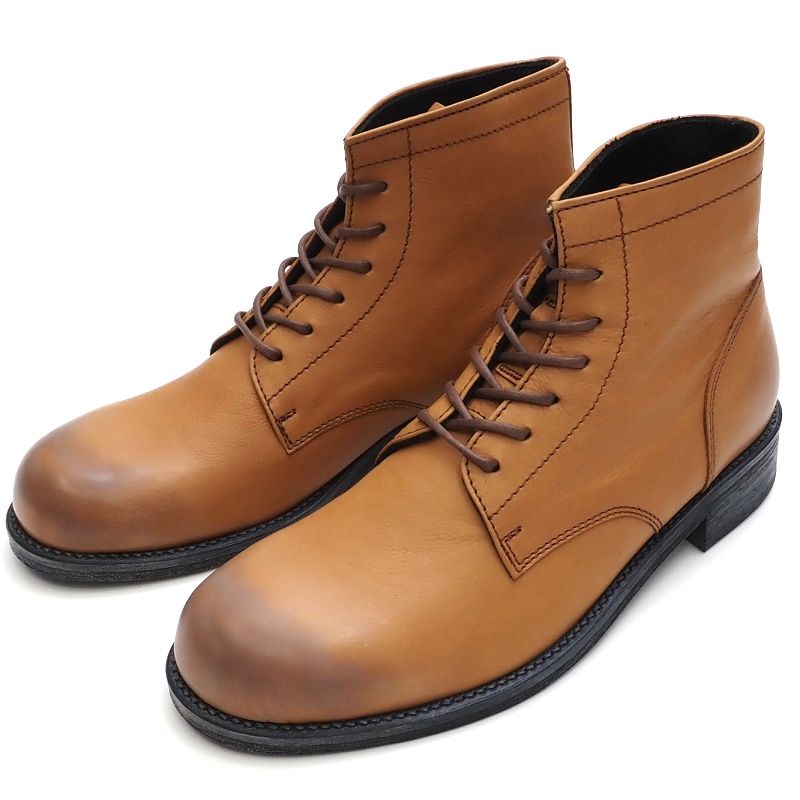 【モール】E0478S 新品 PADRONE レザーブーツ：40 ダークブラウン 靴