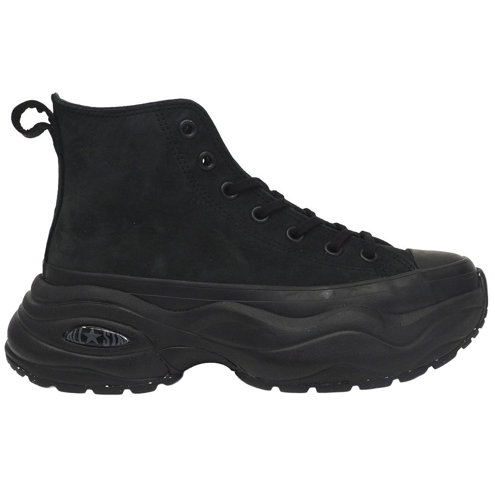 未使用品 CONVERSE LEATHER ALL STAR SURGETRAINER HI ヌバックレザー スニーカー 【サイズ：US5(24cm)】 ブラック 31313140 厚底 オールスター コンバース レディース 3L/B07168/LAR17/HM/RR/