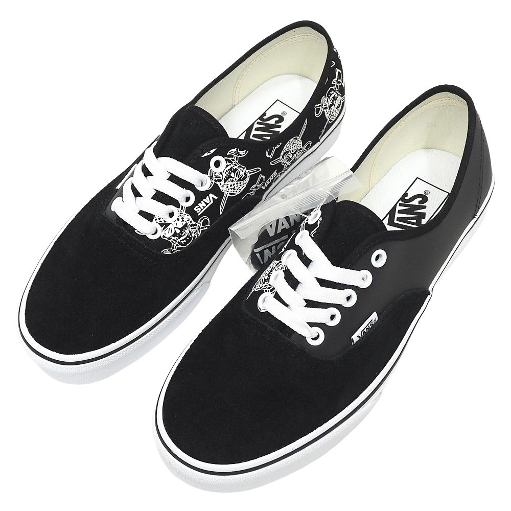新品 VANS × BILLY\u0027S Authentic スニーカー 【大きさ：US9.5(27.5糎)】 黒いこと/薄墨色 スエードクロスなめし革/帆布 オーセンティック バンズ メンズ 5L/L0628S/KEC09/LP/RR/