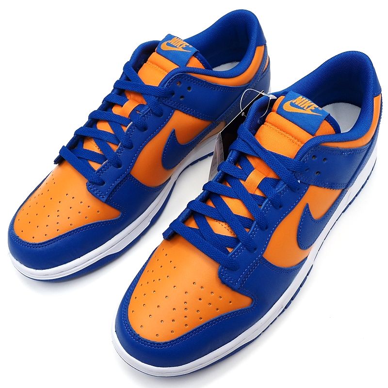楽天市場】NIKE DUNK HI RETRO ORANGE/DEEP ROYAL BLUE-WHITE