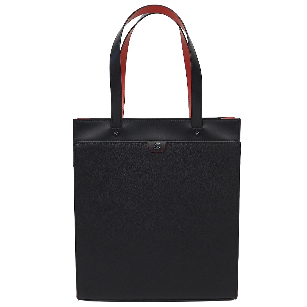 新品 Christian Louboutin RUISTOTE レザートートバッグ 黒いこと 2WAY 1225141 クリスチャンルブタン メンズ 5MLB5/D07500/LPR30/HM/