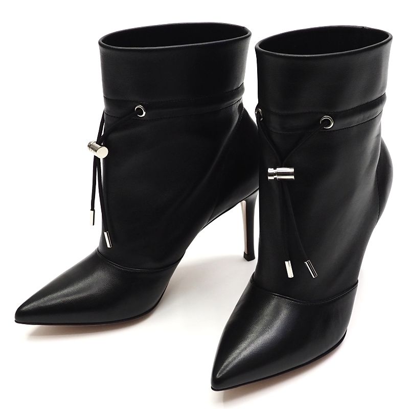 L0575S 未使用品 Gianvito Rossi レザーブーツ：36.5 L0575S 未使用品 Gianvito Rossi レザーブーツ：36.5