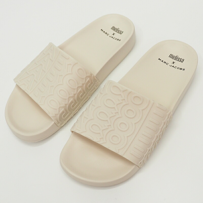 未使用品 MARC JACOBS &times; melissa Slide サンダル 【サイズ：39(24.5cm)】 アイボリー マークジェイコブス メリッサ レディース 5L/F06191/KUN21/HM/SYM｜LOOPSTYLE