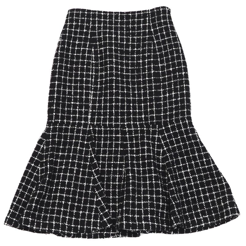 楽天市場】新品 EPOCA ウールチェックツイード マーメードスカート  