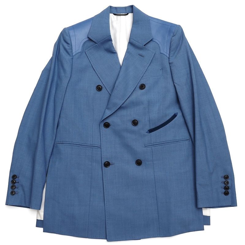 未使用品 TOGA PULLA Wool tropical jacket ジャケット 【サイズ：36】 ライトブルー 定価101200円 TP11-FD224 トーガプルラ レディース 5WHB/C0543S/JARC19/SYM/HM