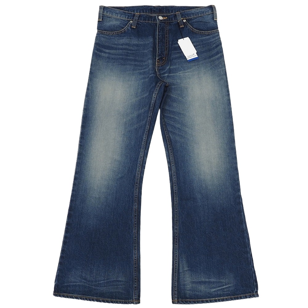 未使用品 lucien pellat-finet スカルプリント デニム パンツ 【サイズ：S】 WASHED BLUE G10LP111 日本製 ルシアンぺラフィネ メンズ 7GHC3/D0712S/LPR02/HM/RR/SYM｜LOOPSTYLE