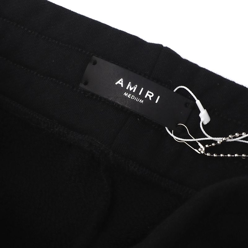 B0433S 新品 AMIRI スウェットパンツ 【サイズ：M】 ブラック corella.az