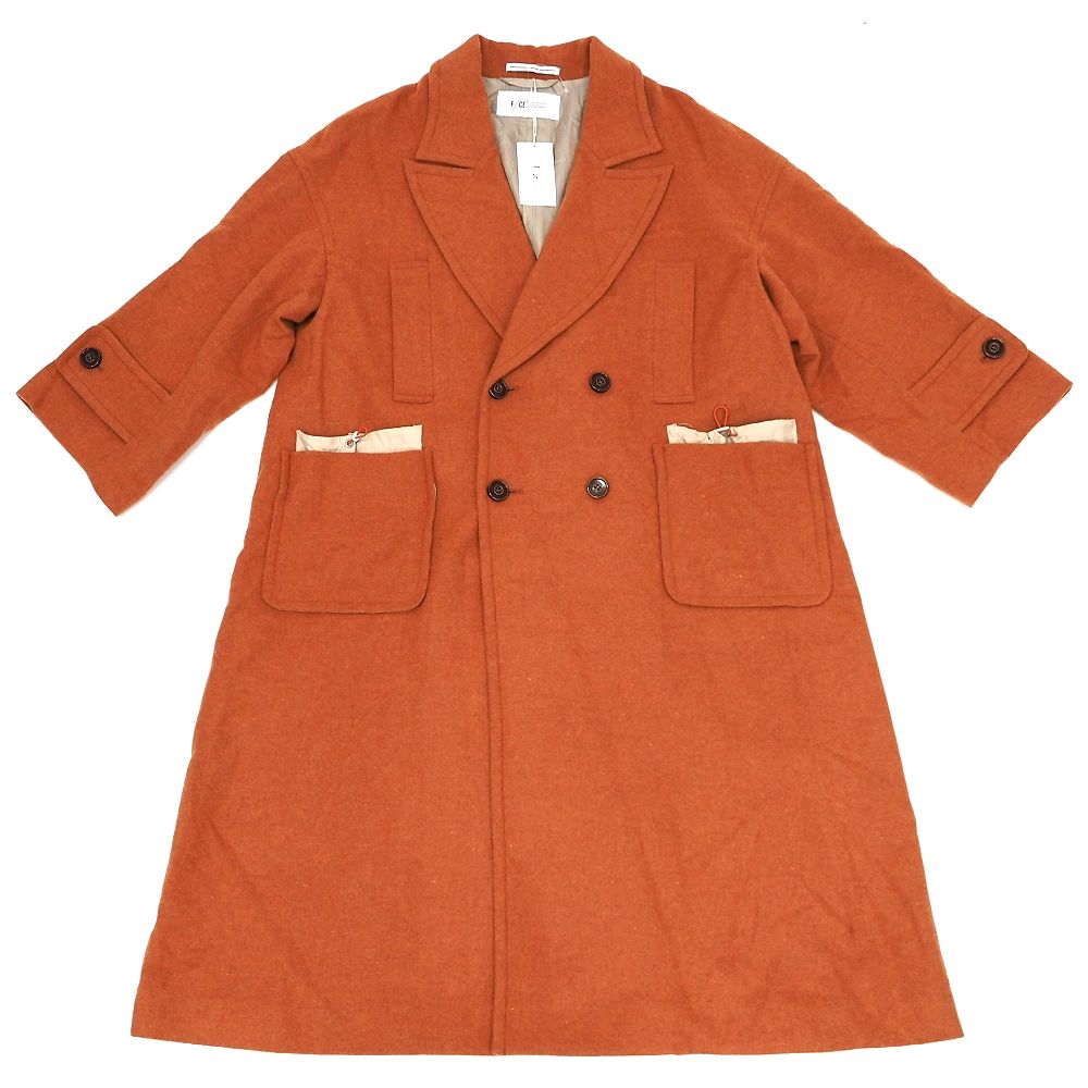 超美品 F/CE. WATER REPELLENT WOOL COAT ウールコート 【サイズ:S】 オレンジ エフシーイー メンズ 1ZH/K06439/KEC09/HM/RR/SYM|LOOPSTYLE
