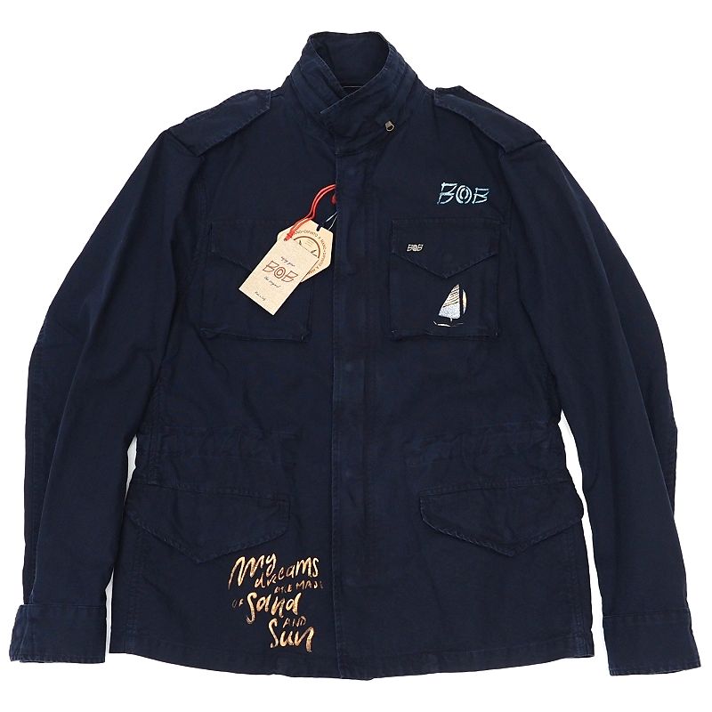 楽天市場】新品 BOB M-65 ジャケット 【サイズ：50】 ネイビー