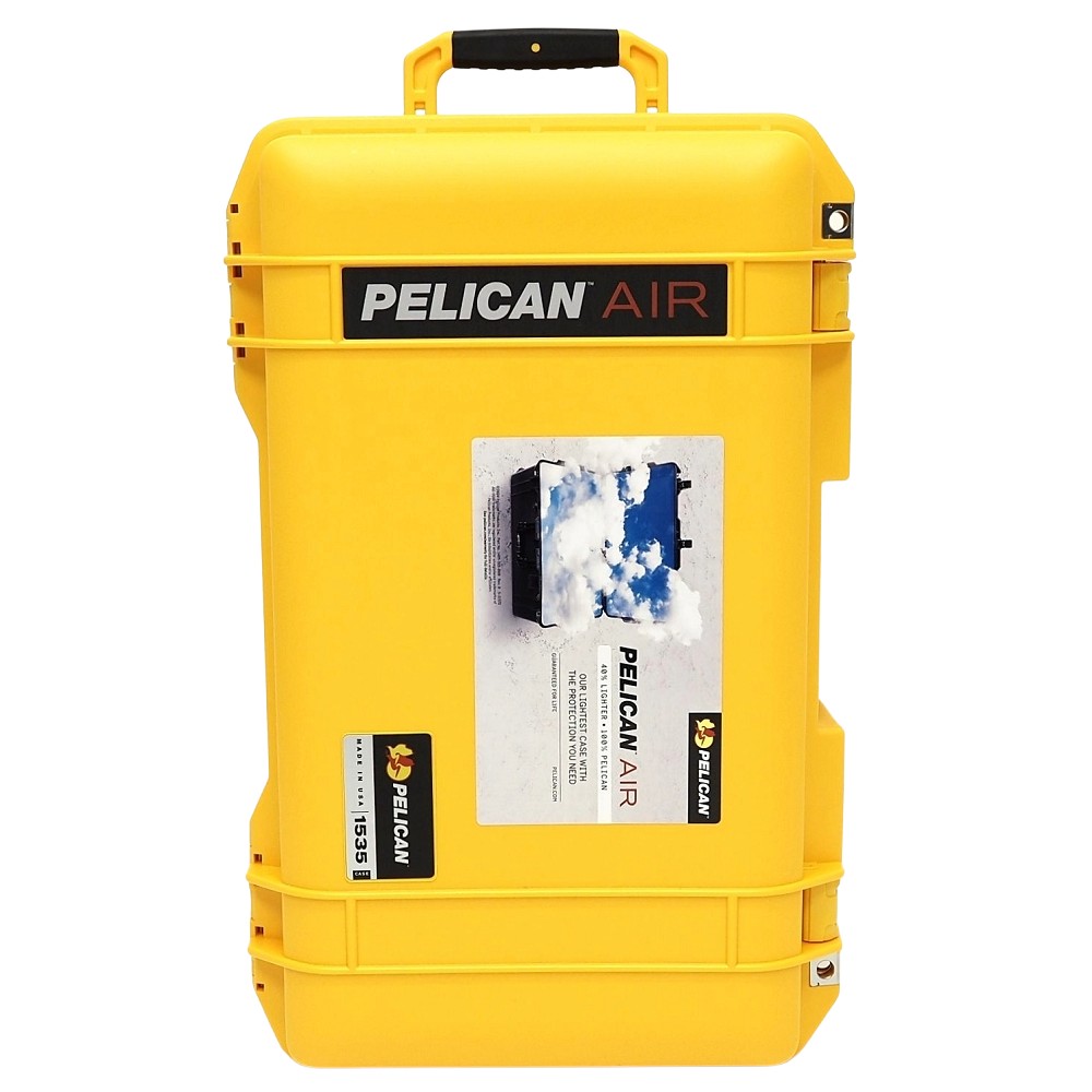 未使用品 PELICAN 1535 エアケース イエロー キャリーケース アメリカ製 ペリカン メンズ レディース 3L/F07134/LUN12/HM｜LOOPSTYLE