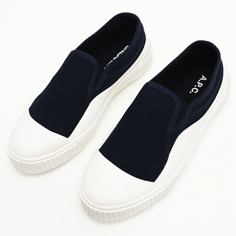 新品 A.P.C. SLIP ON IGGY スニーカー 【サイズ：41】 ダークネイビー/ホワイト スリッポン アーペーセー メンズ 5L/B06841/KAY01/HM