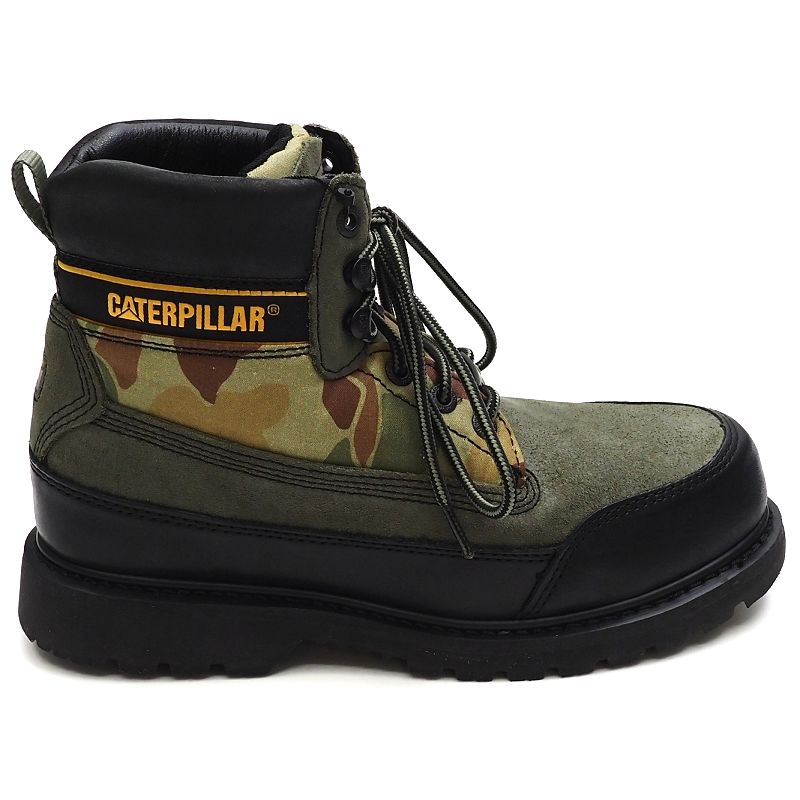 【楽天市場】新品 Nigel Cabourn × CATERPILLAR UTAH BOOTS ブーツ 【サイズ：8】 ブラック/カーキ