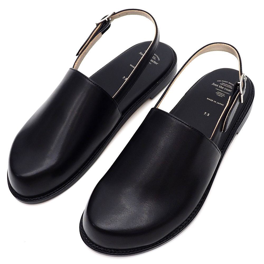 フットザコーチャー ブラックサンダル 7.5 ほぼ未使用品 楽天市場】【中古】foot the coacher雪駄サンダル ブラック