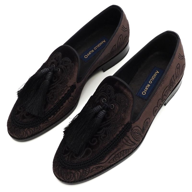 楽天市場】新品 ANGELO RUFFO ハラコレザー スリッポン 【サイズ