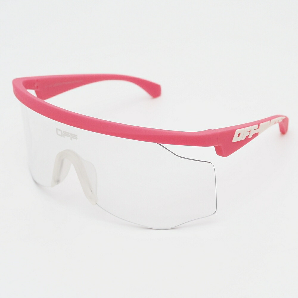 オフホワイト サングラス OERI069 サイズ:50□24-145 スクエアフレーム