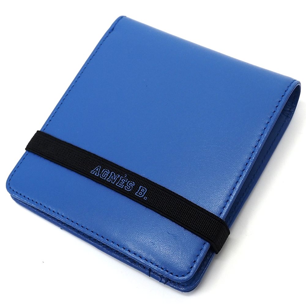 楽天市場】1281新品☆アニエスベー agnes☆本革2折財布☆パープル 紫