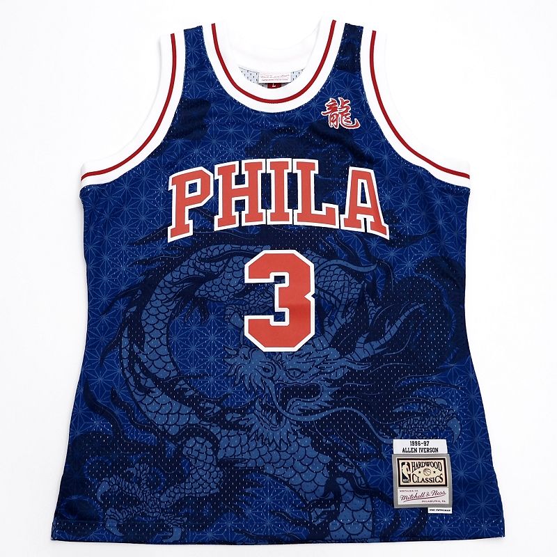 楽天市場】超美品 24SS Mitchell&Ness アレンアイバーソン