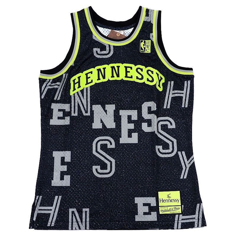 新品 24SS Mitchell & Ness NBA HENNESSY NEON CONCRETE SWINGMAN JERSEY COLLAB スウィングマンジャージ 【サイズ：M】 ブラック ヘネシー ミッチェルアンドネス メンズ 5WHAF22/C0680S/KAY01/HM/SYM/RR｜LOOPSTYLE