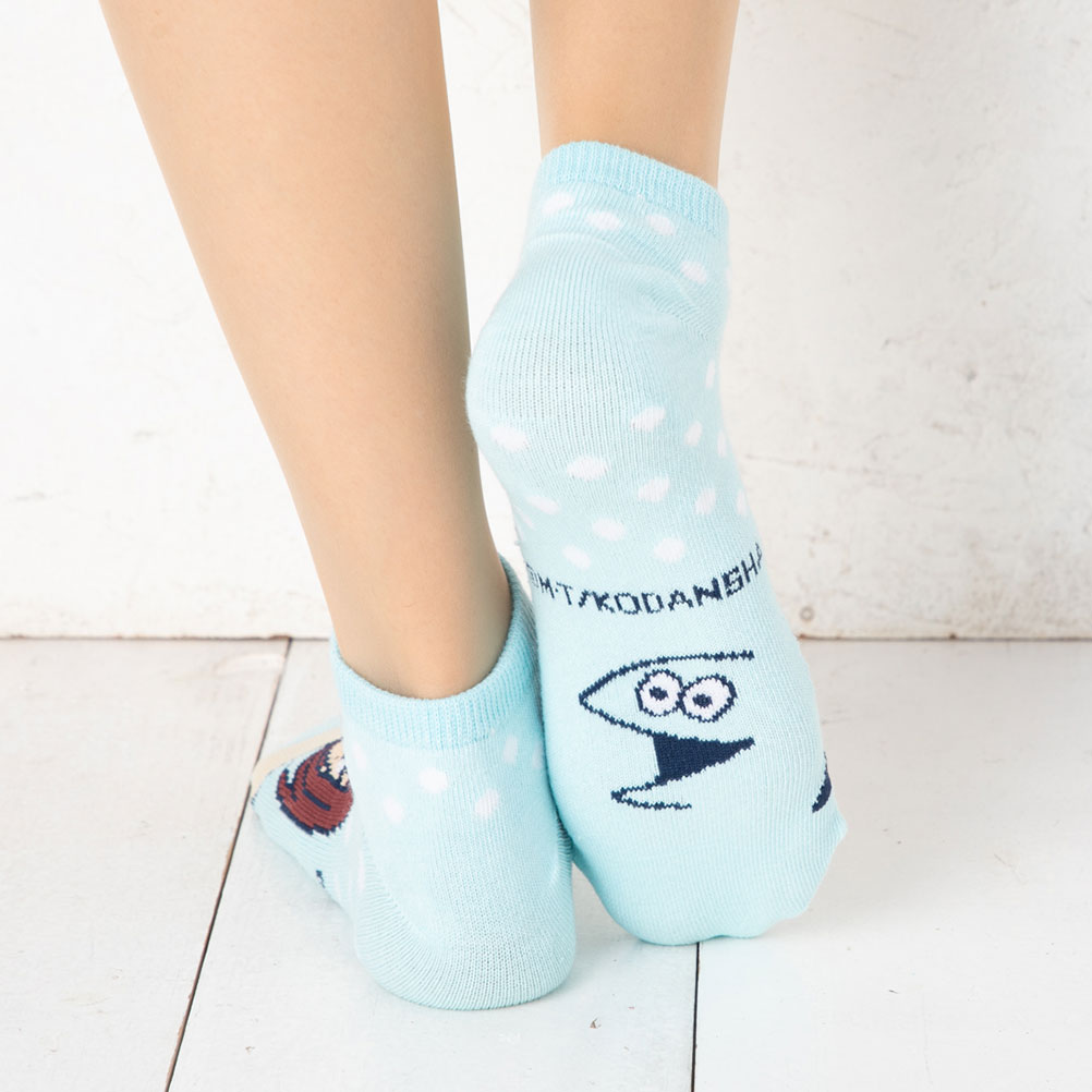 楽天市場 ギャルと恐竜 ギャルとギャル柄 スニーカー丈ソックス 23 25cm おまけシール付き レディース 靴下 靴下専門店 Lops