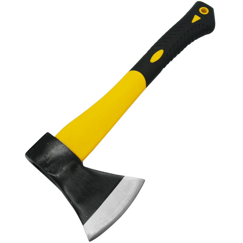 楽天市場】薪割り 手斧 黄色 中サイズ1本 38.5cm キャンプ用品
