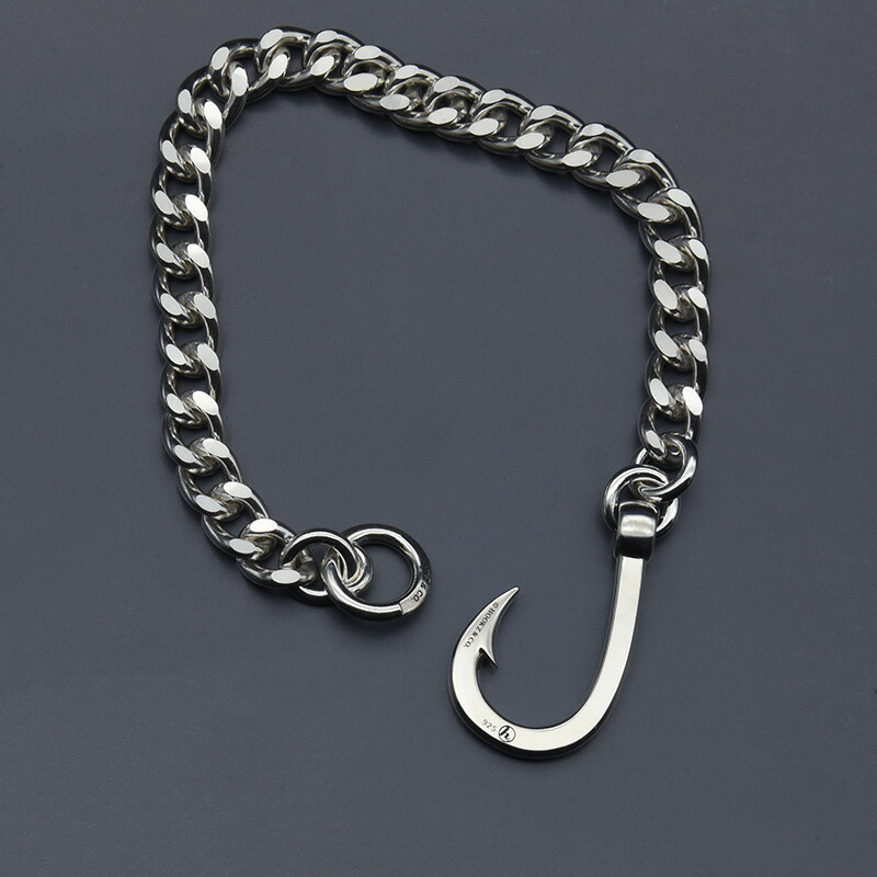 楽天市場 Hookz 釣り針ブレスレットmh シルバー925 喜平チェーン ネックレス メンズ レディース シルバーアクセサリーブランド日本製 Lost And Found