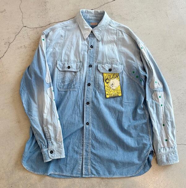 楽天市場】KAPITAL【キャピタル】杢シャンブレー2TONE BONEパッチ