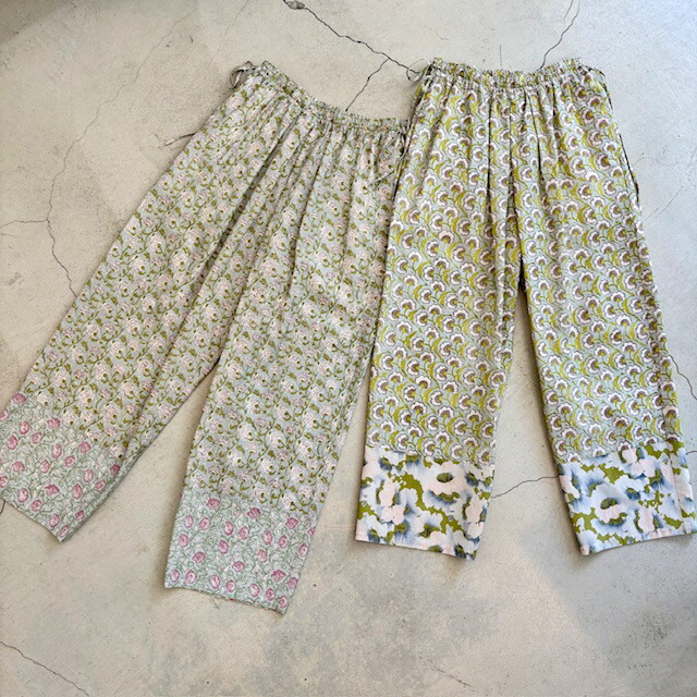 yuni 【ユニ】 Cu C switching print drawstrings PT 【送料無料】【レディースパンツ】【花柄パンツ】 16,280円