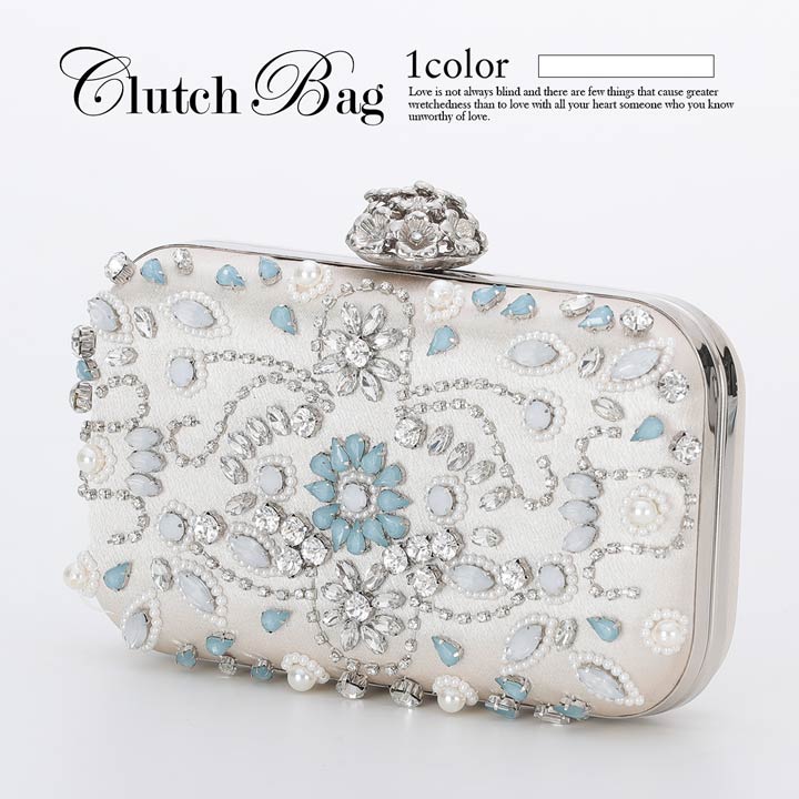 楽天市場 クラッチバッグ 結婚式 豪華 ビジュー付き メタリック ワンカラー クラッチ バッグ パーティ バッグ レディース クラッチ ショルダーバッグ ストラップ 大きめ ドレス パーティーバッグ ハンドバッグ 鞄 カバン かばん 二次会 謝恩会 女性 Dazzystore