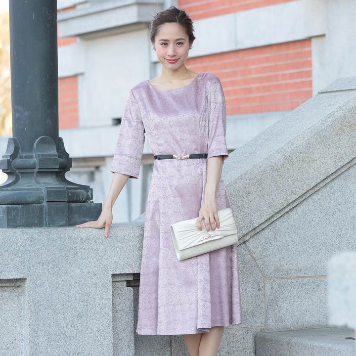 楽天市場 数量限定sale ドレス 結婚式 パーティードレス ベルト 付き ローズ 模様 Aライン 膝丈 ドレス ドレス ワンピース 発表会 結婚式 ワンピース お呼ばれ ドレス フォーマル ドレス パーティ 膝丈ドレス 披露宴 Dazzystore デイジーストア