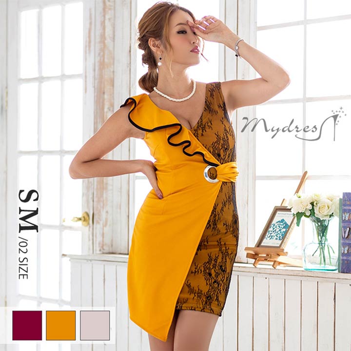 楽天市場 キャバ ドレス フリル カシュクール レース 切替え タイト ミニ ドレス Mydress ドレス ワンピース ミニドレス セクシー ナイトキャバ ドレス キャバ ドレス ワンピース キャバクラ ドレス レディース 女性 大人 3 11再販 Dazzystore デイジーストア