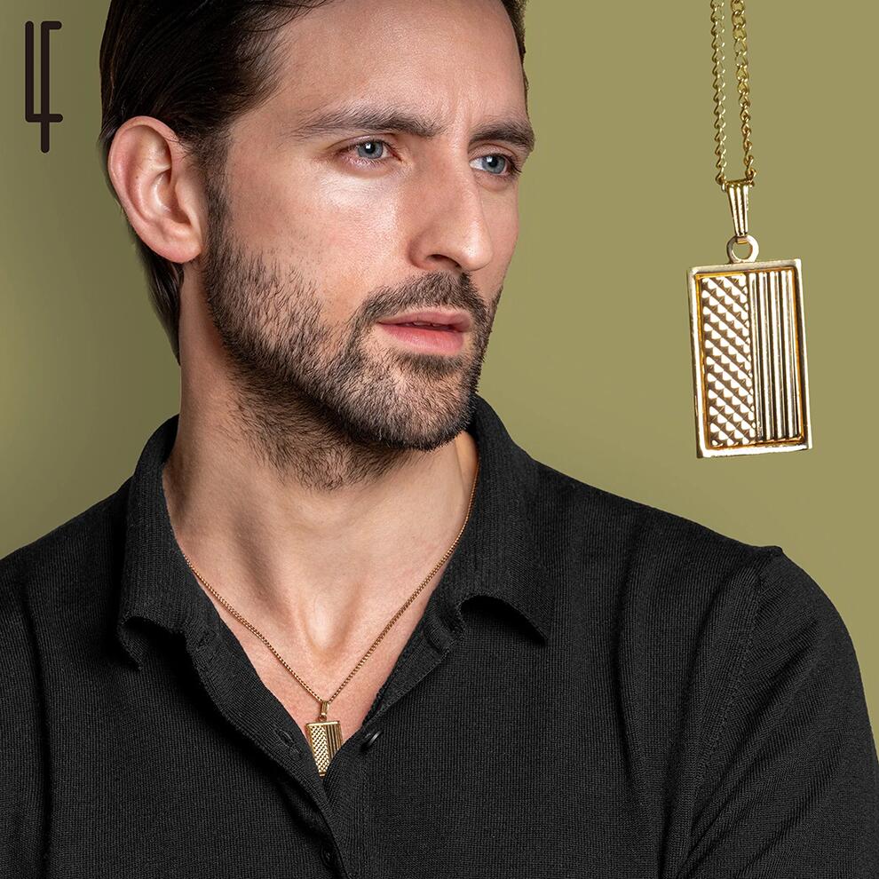 Aria Necklace + Pendant アリア ネックレス+ペンダント ファッション ジュエリー アクセサリー レディース メンズ ユニ ゴールド こだわり ブランド 記念日 贈り物 ギフト カジュアル 特製 高級 フランス パリ｜LOUIS FAGLIN