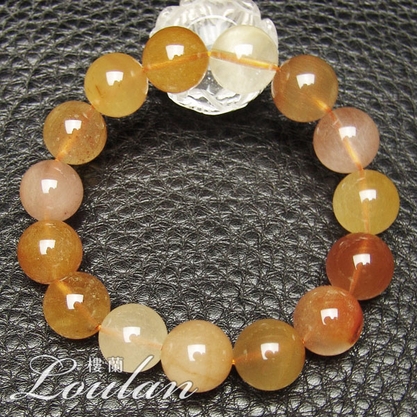 楽天市場】ブラウン オレンジ サゲニティッククォーツ