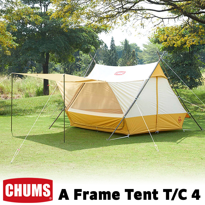 楽天市場】チャムス / CHUMS エーフレーム テント 3 A-Frame Tent 3