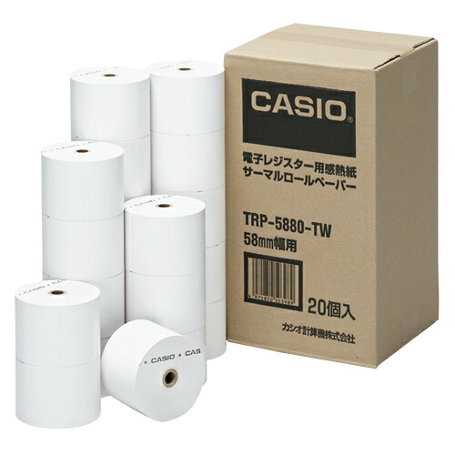 感熱紙ロールペーパー カシオ TRP-5880-TW