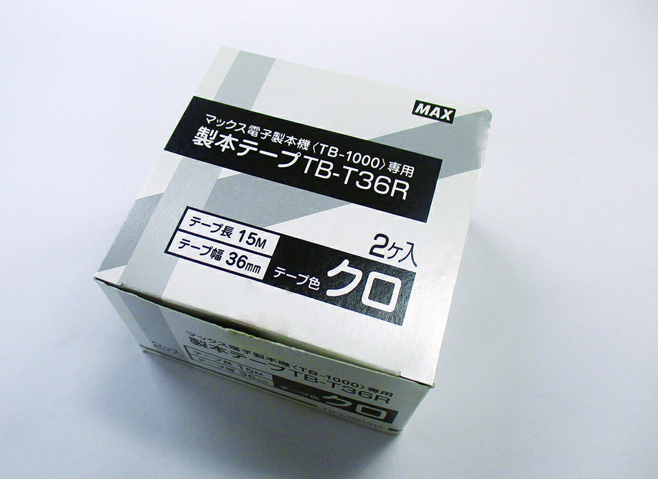 まとめ得 MAX マックス 電子製本機用テープ TB-T36Rケイイン TB90037 x [2個] /l [マックス]電子製本機カートリッジTB-1000A用テープ