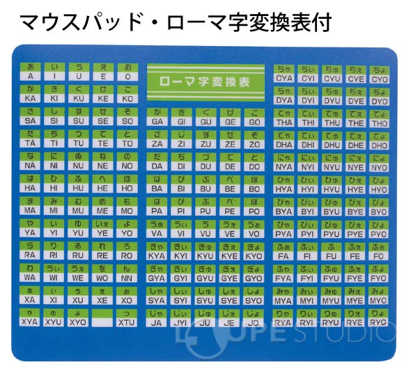 楽天市場 マウスパッド ロ マ字変換表付 選挙グッズ ルーペスタジオ