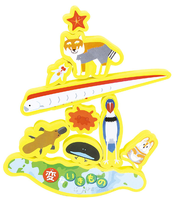 楽天市場 ゆらゆら 変ないきものタワー おもちゃ バランス ゲーム キッズ 子供 幼稚園 保育園 知育玩具 学習 生物 室内 ルーペスタジオ