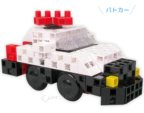 楽天市場 夏休み ロボット ブロックロボ はたらくくるま 働く車 乗り物 自動車 レゴ レゴブロックのように遊べる 知育玩具 男の子 おもちゃ 工作キット 電子工作 幼児 幼稚園 保育園 室内 乗り物 キット 自由研究 ルーペスタジオ