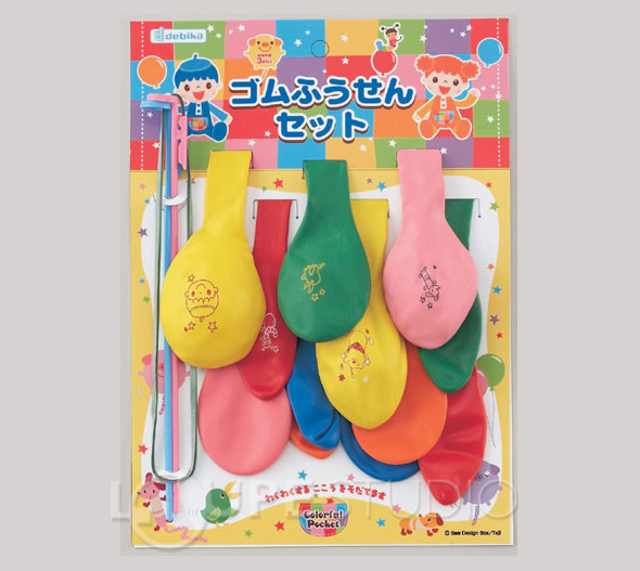 楽天市場 風船 ふうせん ゴムふうせんセット 子供 おもちゃ 玩具 ゴム風船 バルーン カラフル デビカ 室内 ルーペスタジオ