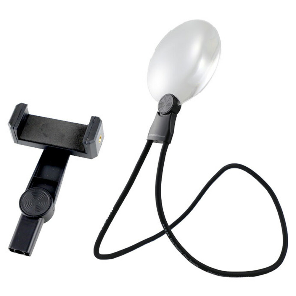 楽天市場 ルーペ 携帯 スマホ おしゃれ 1 7倍 読書 ネイル 老眼 拡大鏡 虫眼鏡 ストラップルーペ 首掛け 首にかける スマホスタンド 3r Smolia Free H スモリアフリー 手芸 マスク 糸通し ルーペスタジオ