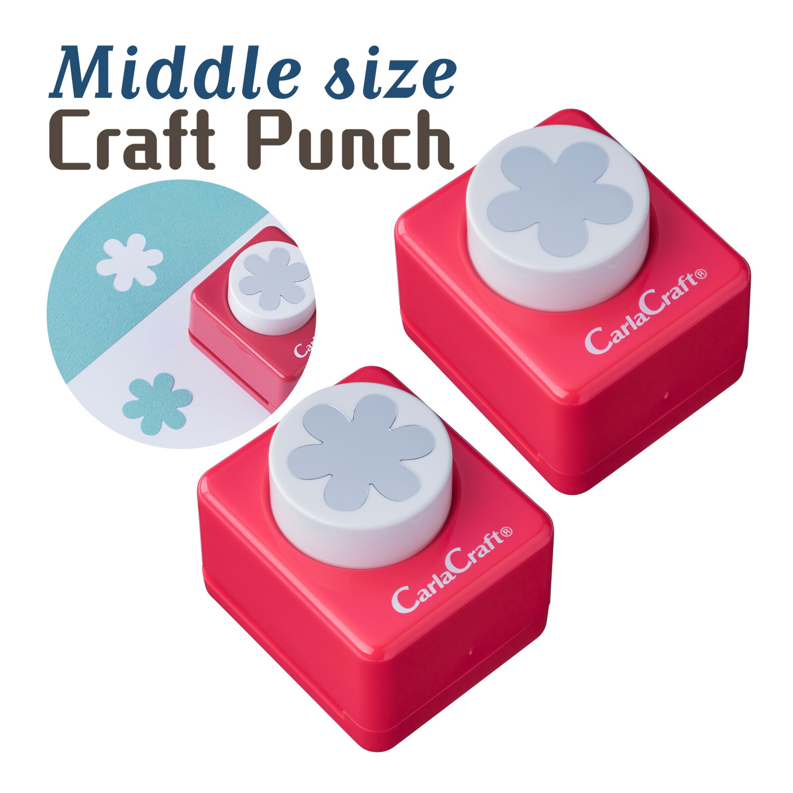 楽天市場】ミドルサイズクラフトパンチ 型抜き 文具 手作り カード