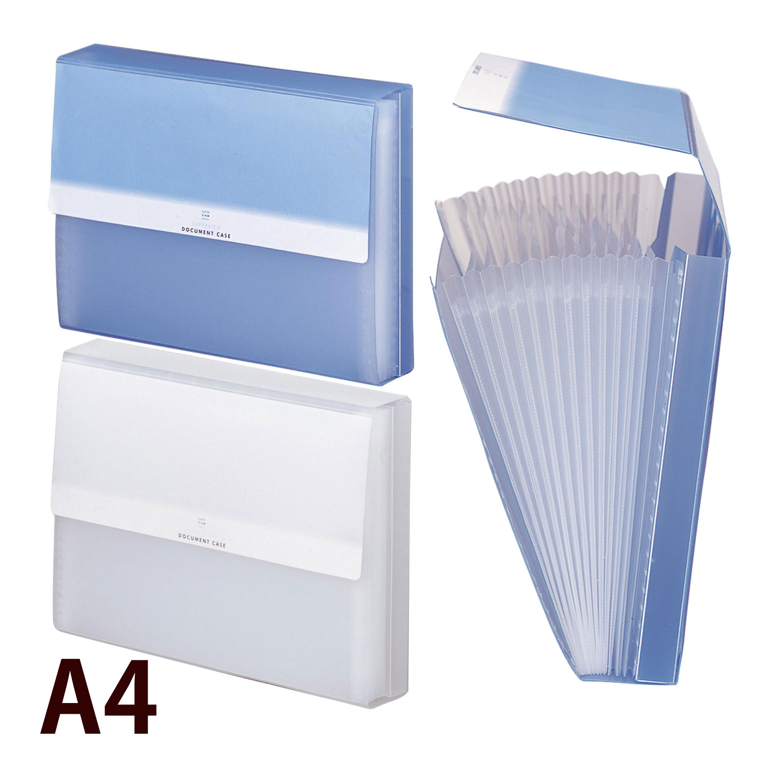 楽天市場】ドキュメントケース A4サイズ 合成革皮製 書類ケース : 文具