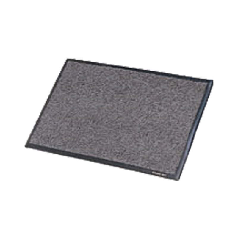 クラウン フロアマット グレー 600×860mm 店舗 オフィス 玄関マット 洗える ドアマット 長方形 水洗いOK 室内 砂 ほこり