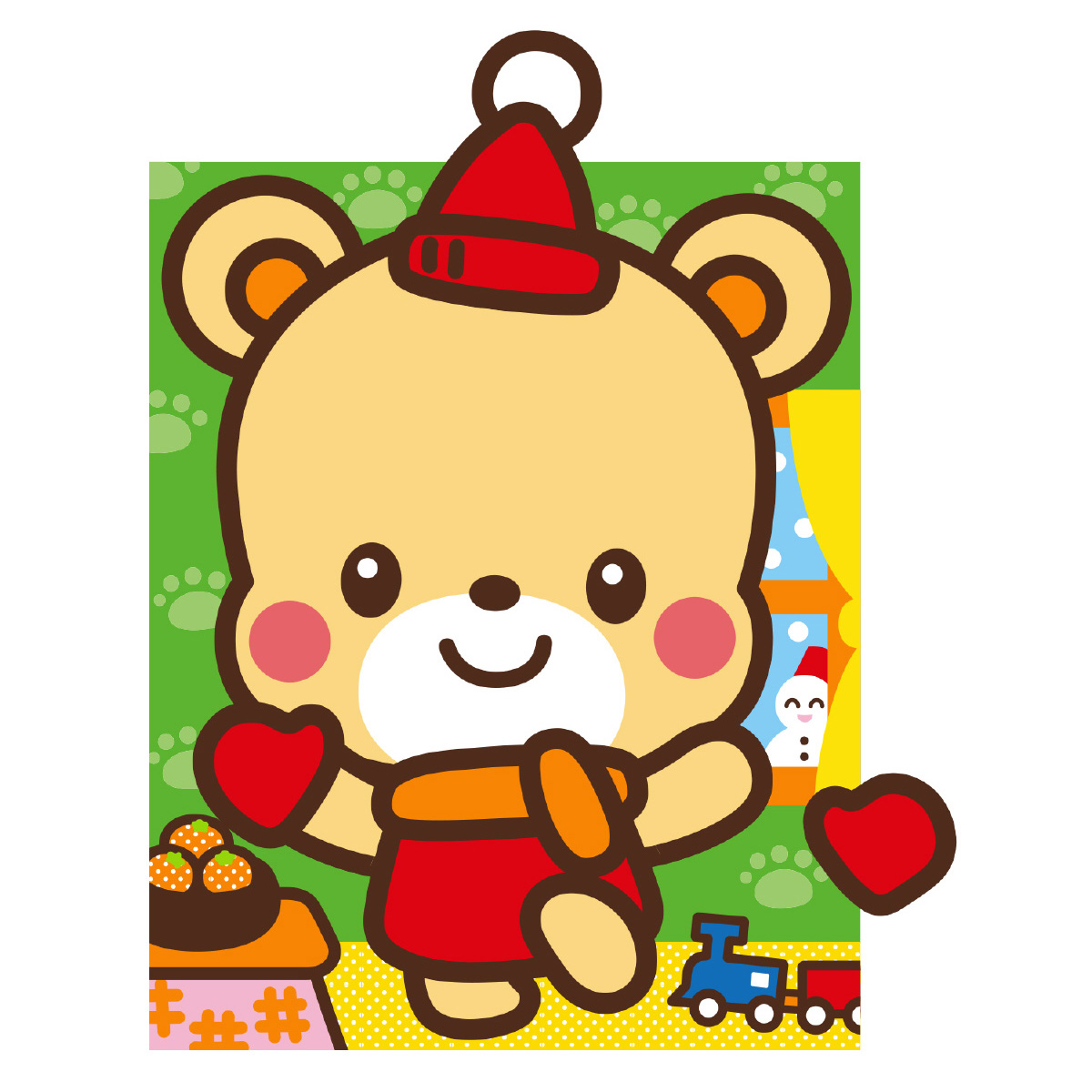 楽天市場 どうぶつ ふくわらい くま 福笑い クマ 熊 動物 かわいい イラスト 幼児 キッズ 子供 知育玩具 正月 ゲーム おもちゃ 室内 クリスマスプレゼント ルーペスタジオ